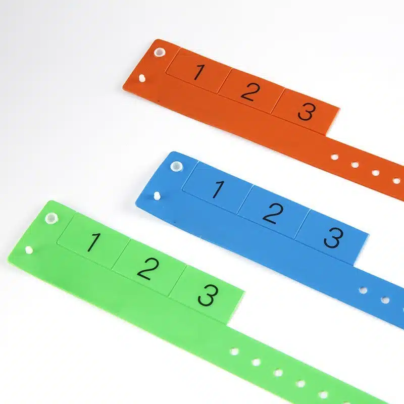 Removable Tab Wristbands